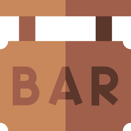 bar Basic Straight Flat icono