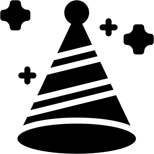 czapka imprezowa Generic Glyph ikona