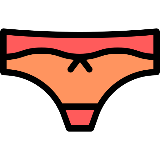 Panties Generic Outline Color icon