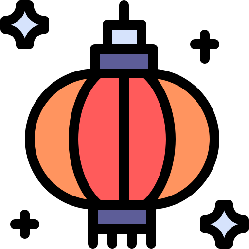 Paper lantern Generic Outline Color icon