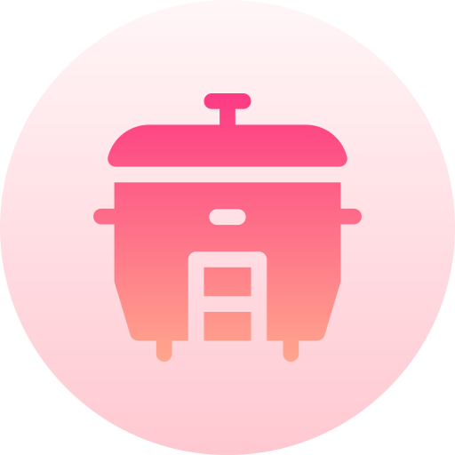 炊飯器 Basic Gradient Circular icon