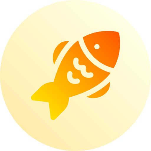 魚 Basic Gradient Circular icon
