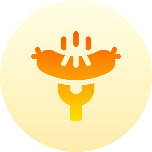 kiełbasa Basic Gradient Circular ikona