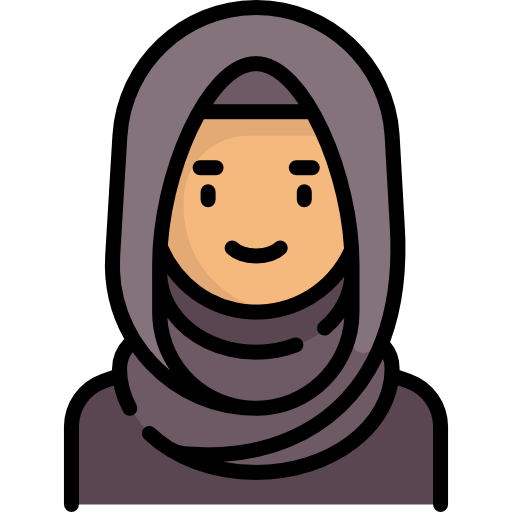 Arab woman Special Lineal color icon