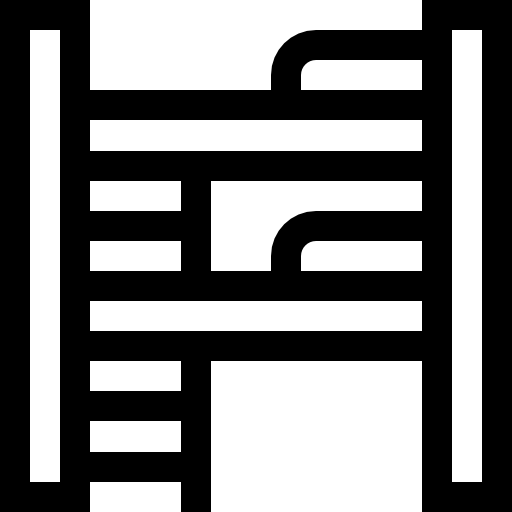 etagenbett Basic Straight Lineal icon