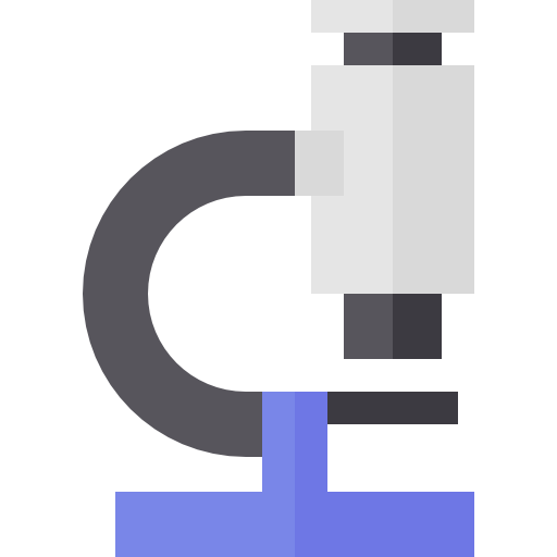 microscope Basic Straight Flat Icône