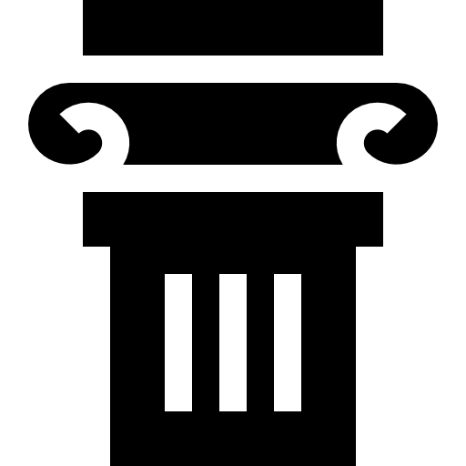 colonna Basic Straight Filled icona