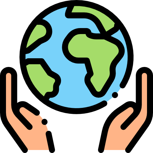 Earth globe Detailed Rounded Lineal color icon