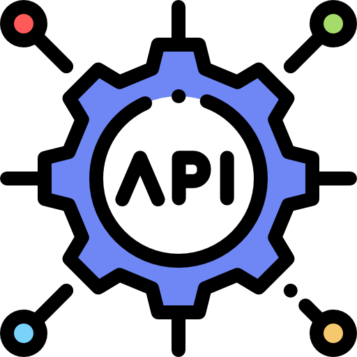 api Detailed Rounded Lineal color icona