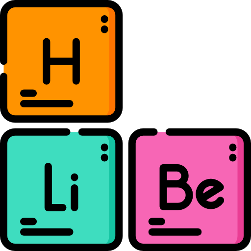 Periodic table Special Lineal color icon