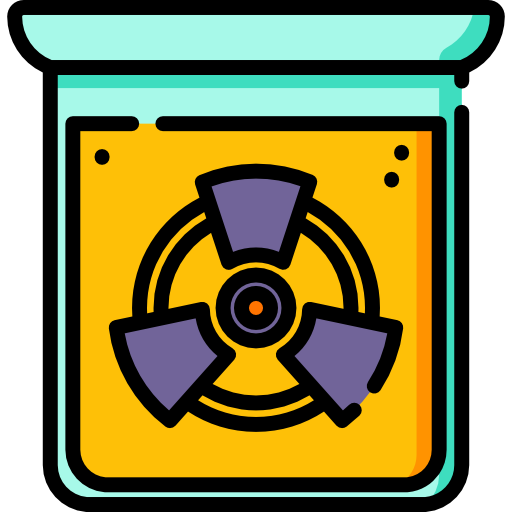 Radiation Special Lineal color icon