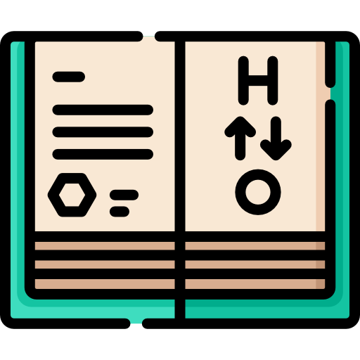 Science book Special Lineal color icon