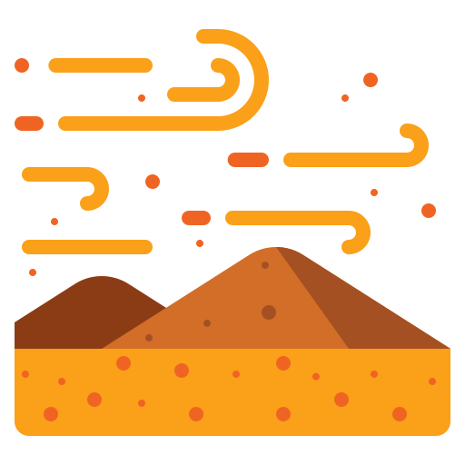 모래 폭풍 Generic Flat icon
