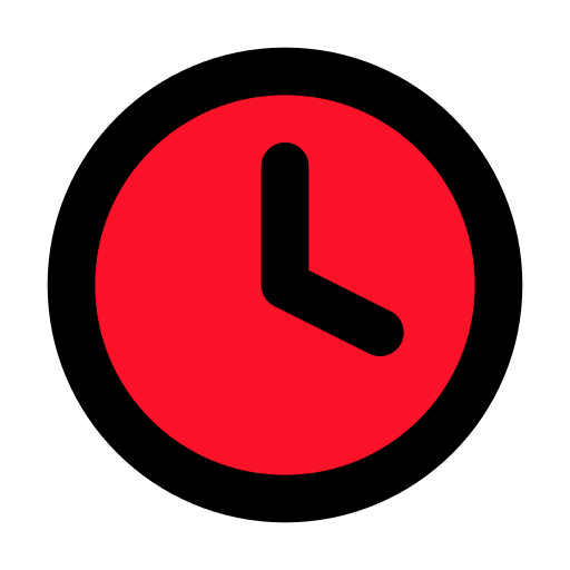 reloj Generic Outline Color icono