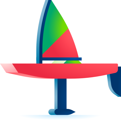 barca 3D Toy Gradient icona