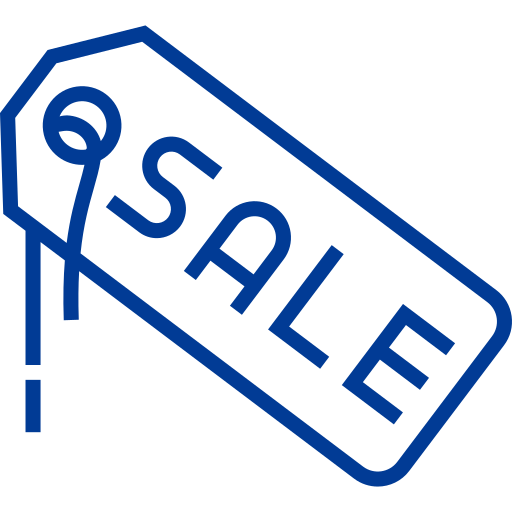 Sale sign Detailed bright Lineal icon