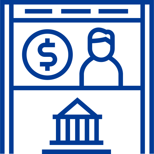 Bank Detailed bright Lineal icon