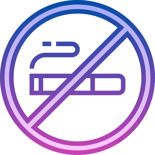 rauchen verboten Detailed bright Gradient icon