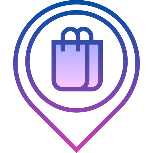 einkaufszentrum Detailed bright Gradient icon