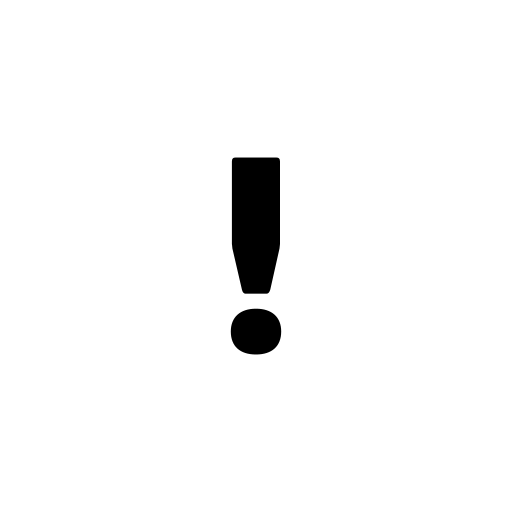 Восклицательный знак Generic Glyph иконка