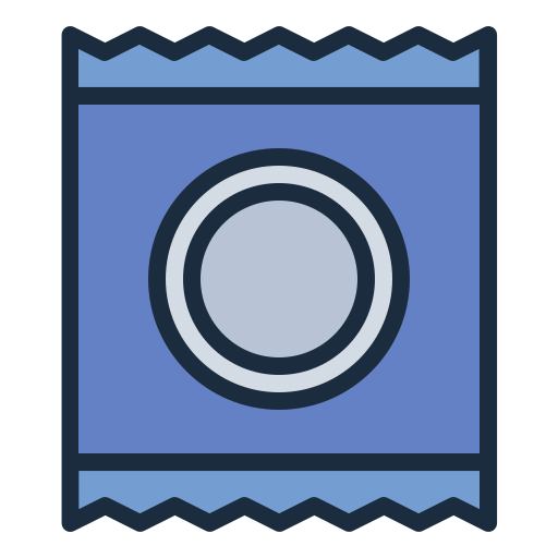 condoom Generic Outline Color icoon
