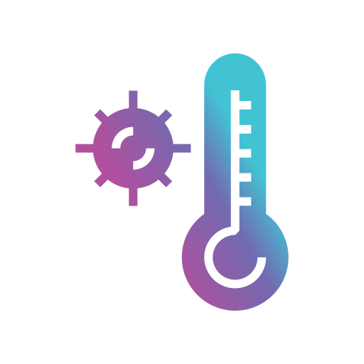 Термометр Generic Flat Gradient иконка
