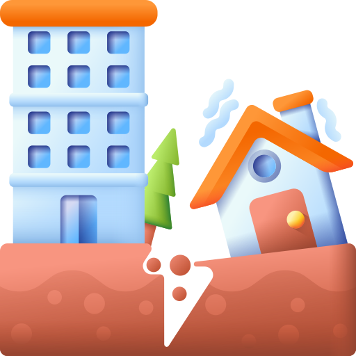 地震 3D Color icon