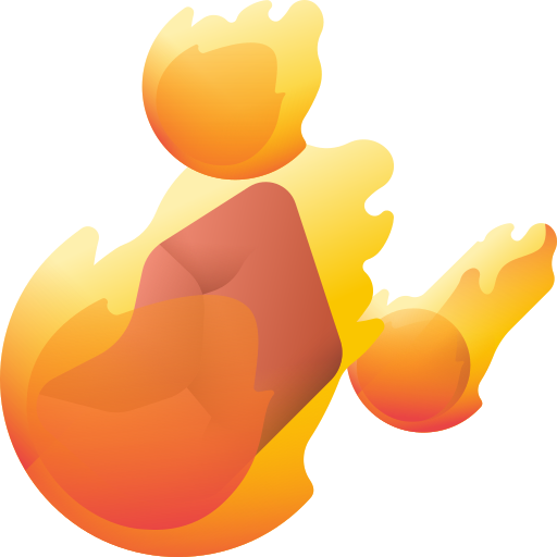 Meteor shower 3D Color icon