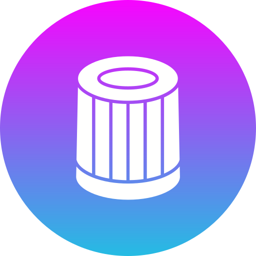 filtro de aire Generic Flat Gradient icono