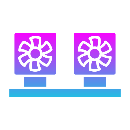 fan Generic Flat Gradient icona