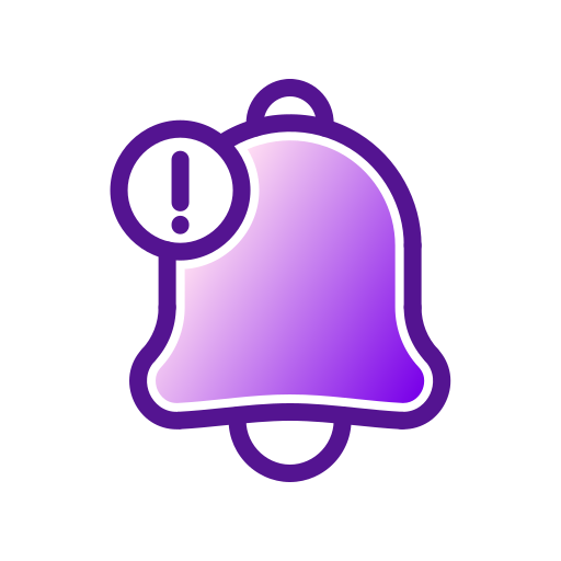 campana de notificación Generic Lineal Color Gradient icono