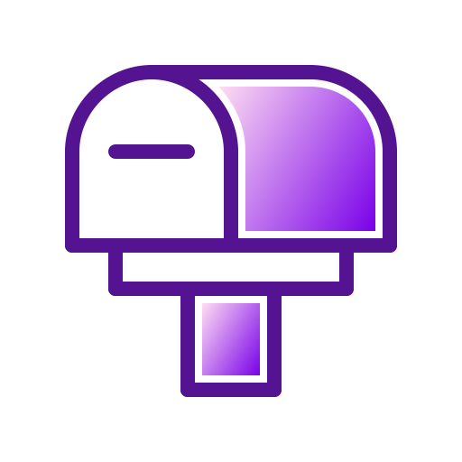 caixa de correio Generic Lineal Color Gradient Ícone