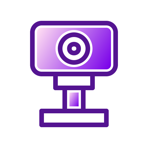 cámara web Generic Lineal Color Gradient icono