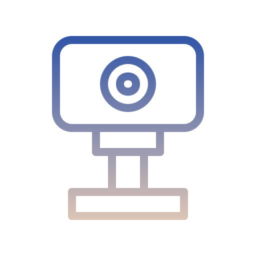 webcam Generic Gradient Ícone