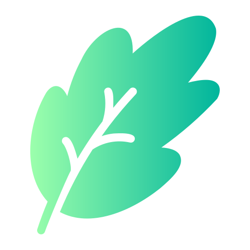 참나무 잎 Generic Flat Gradient icon
