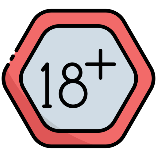 18 + Generic Outline Color icono