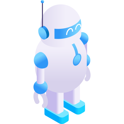 robot Gradient Isometric Gradient ikona