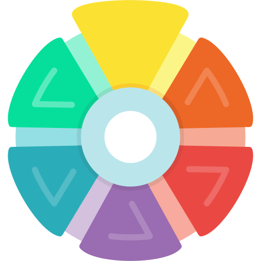 rueda de color Generic Flat icono