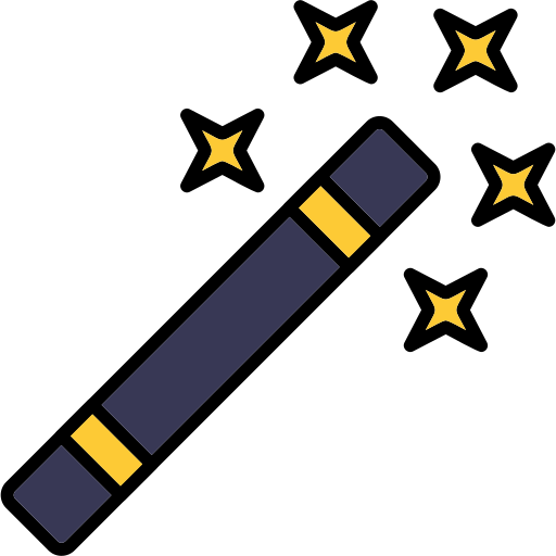 魔法の杖 Generic Outline Color icon