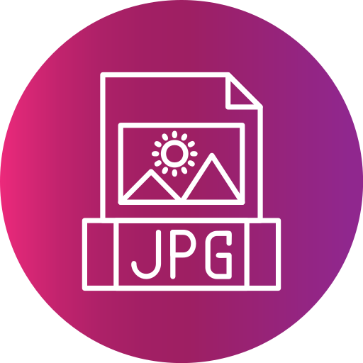 JPG File Generic Flat Gradient icon