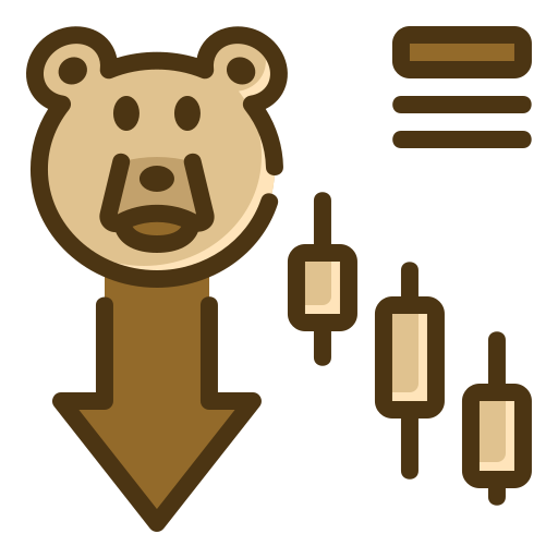 mercato degli orsi Generic Outline Color icona