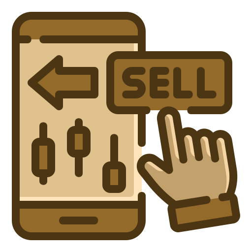 Sell Generic Outline Color icon