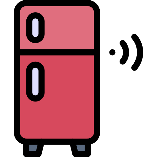 refrigerador inteligente Generic Outline Color icono
