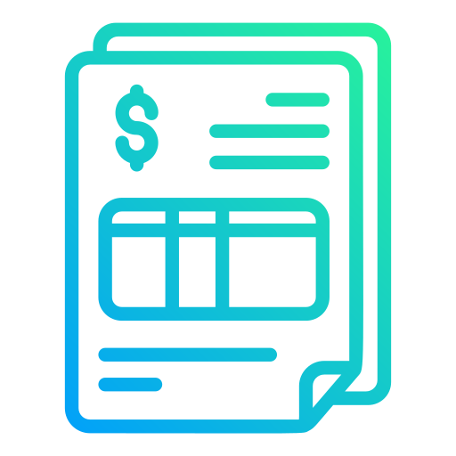 fattura Generic Gradient icona