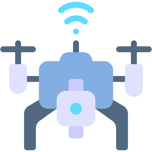 dron inteligente Generic Flat icono