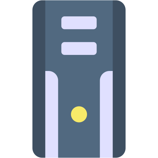 wieża komputerowa Generic Flat ikona
