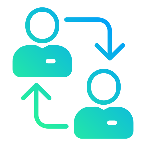scambio Generic Flat Gradient icona