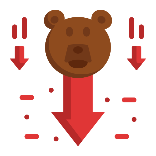 Медвежий рынок Generic Flat иконка