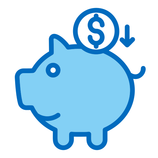 Savings Generic Blue icon