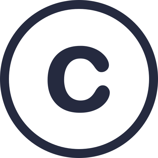 문자 c Generic Basic Outline icon